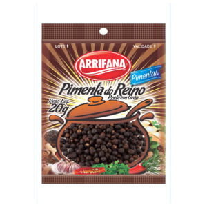 PIMENTA DO REINO PRETA EM GRÃO 20G